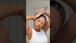 Простой урок по созданию низкого пучка для волос 4 типа 💕 #naturalhairjourney #naturalhairstyles ...
