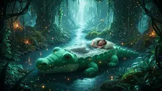 Jungle Ke Beech Crocodile Bed 😍 | Relaxing Dream Fantasy Long Video