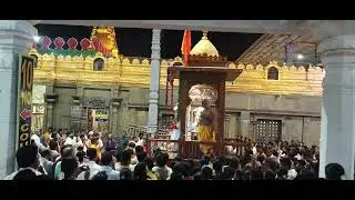 Wooden chariot of Sri Raghavendra Swamy temple Mantralayam today 30-10-2025