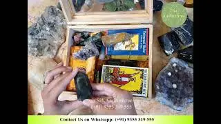 Wooden Box & Inside it for a Tarot Card Reading | Stones To Be Put Inside a Wooden Box | {{Hindi}}