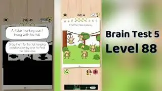 Brain Test 5 Level 88 Solution | Brain Test 5 step by step Hints