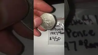 Rare 1997 50 Pence Coin for Auction!🪙 Check my eBay!