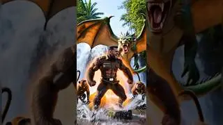 Exploring Ocean With Monkey🌲🏕️Dragon| #aivideo #dragonball #facts #nationalhero