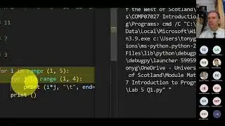 COMP07027 Introduction to Programming - Lab Code Along 2
