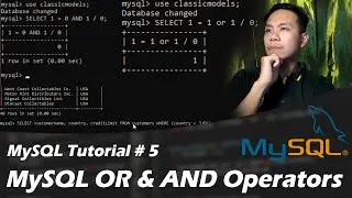 SQL Tutorial 5: AND and OR Operator - CodeLikeLD Tagalog Tutorials
