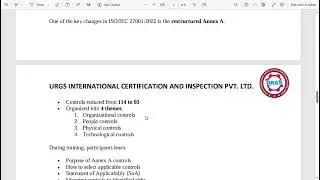 ISO 27001:2022 Internal Auditor Training | 2-Day Online Course Agenda | URGS International