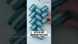 Learn to make a fun reel for macarons! I loved creating this macaron pattern w/ Cookie Butter Macs!