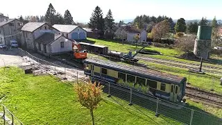 Un wagon comme gîte insolite à la gare de Saint-Agrève