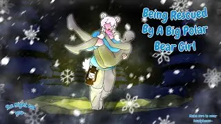 Rescued By A Big Polar Bear Girl (F/A, Vore, Internal, Cabin ambience, Prey POV, Possessive Pred)