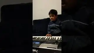 Happy birthday song by kevin krithik on #keyboardclasses #musicclassesforkids #netherlands