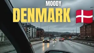 Moody Denmark Drive 🇩🇰 | Dark & Gray Weather POV | Aalborg Syd to Vest