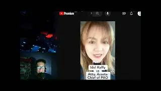RAFFY TULFO vs @PersidaVRuedaAcosta  vs MADAM @Ms.A0130