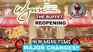 Las Vegas Reopen | WYNN Las Vegas BUFFET Gourmet Dinner Buffet REOPENS (Las Vegas Strip)