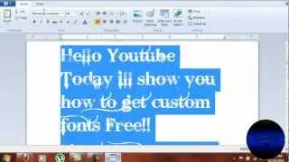 How to get Custom Fonts (HD)