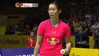 Li Xuerui vs Carolina Marin | WS F Match 4 - Maybank Malaysia Open 2015