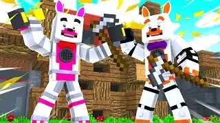 Funtime Foxy And Lolbit Win Quakecraft (Minecraft Fnaf Roleplay Adventure)