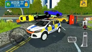 Police Car Drive City Patrol Simulator 3D - Multi Floor Garage Driver - Android GamePlay