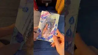Magical Page✨💜💙Journal with me | ASMR stickers👌🏻