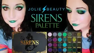NEW!!! Jolie Beauty Sirens Palette Review and Tutorial
