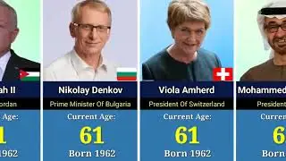 📹 AGE Of World Leaders 2024 | Youngest to Oldest