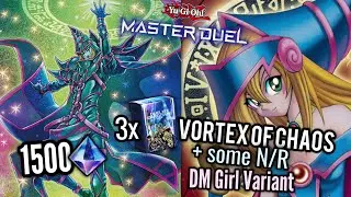 DM Girl SYNERGY Variant!!! 3x Structure Deck Vortex of Chaos Yu-Gi-Oh! Master Duel 1500 Gems