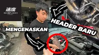 #PROJECTE30 : KAKEK SUGIONO NEW EXHAUST SETUP !! HEADER NYA MENGENASKAN !!