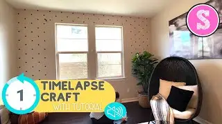 How to Add Vinyl Decals to a Wall In a Pattern (without Measuring)