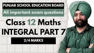 Class12  integral most important 2/4 marks qns #maths 
