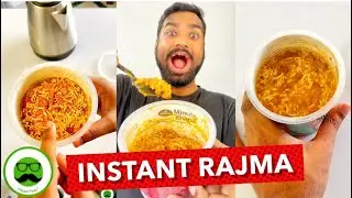 Instant Cup Rajma Chawal Ready To Eat | Veggie Paaji #shorts