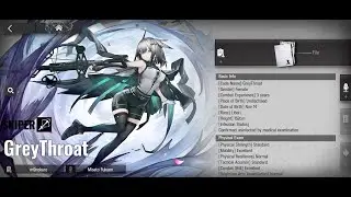 Arknights / Operator File / Narration and Voice Lines (JP) / GreyThroat