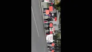 Irish Syria Solidarity Movement, protest/demo American Embassy Dublin, 8th Oct. '16