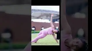 Actress Ananya Vakeel Saab Movie fame👍Yoga 😃