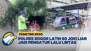 Polres Bogor Latih 60 Joki Jadi Sukarelawan Atur Lalu Lintas Puncak - [Prime Time News]