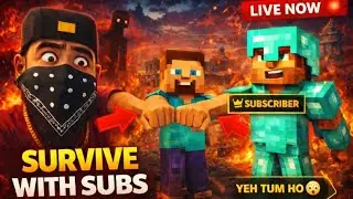 Subscribers Decide My Survival World! 🔥 Minecraft LIVE Building