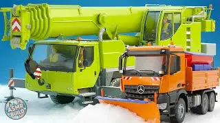 DIY Winter special equipment and forest logistics | Miniature ASMR Construction