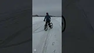 #зима #велозаезд #snow #bike #атырау #урал #shorts