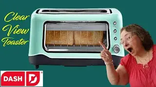 Dash Clear View Toaster ~ Watch Your Bread TOAST!