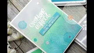 SSS Ink Blended Masculine Card | Amazing Stamp Set