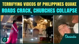 Philippines Earthquake Shocking Videos: Church Roofs Collapse & Roads Split in Deadly Quake