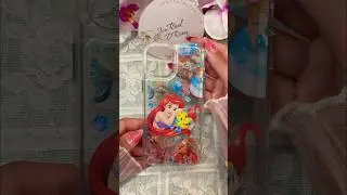 DIY | Ariel Phone Case 🧜&zwj;♀️🫧 #diy #phonecase #disney #journal #shorts