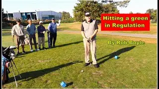 Hitting a golf green in regulation (2023)