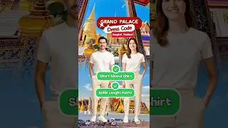 DRESS CODE Grand Palace & Emerald Buddha Temple | Bangkok Thailand ✨ #bangkok