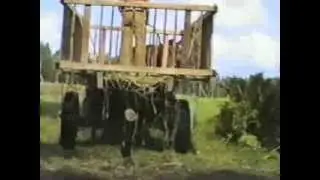 Höbärgning med häst, Hökagård Tolg år 1988