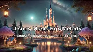 Enchanted Fantasy Castle at Night | Disney Music Box Melody #Dreamland  #DisneyMusic #RelaxingMusic