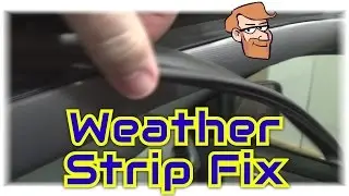 How to Fix Sun/Moon Roof Visor Weather Stripping &bull; Cars Simplified