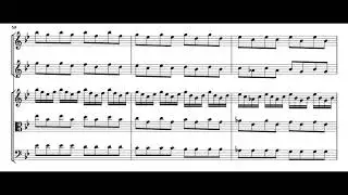 Arrival of the Queen of Sheba (Solomon - G.F. H&auml;ndel) Score Animation