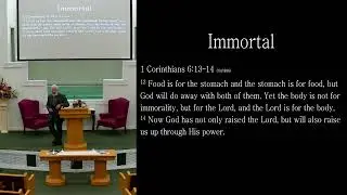 01 11 2026 Sunday Morning Sermon - Immorality