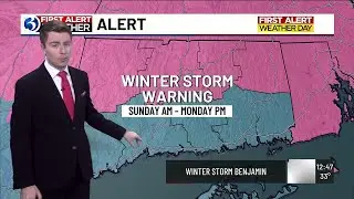 FORECAST: First Alert Weather Days for Arctic cold and Winter Storm Benjamin