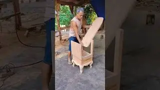 Transforming Chair: 2 in 1, Handmade, wood chair