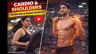  Beginner Cardio & Shoulder Workout 🔥 Burn Fat + Build Strong Shoulders